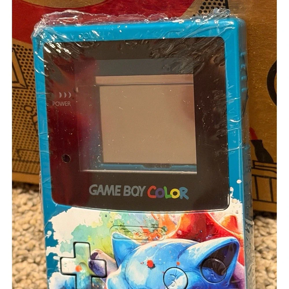 Game Boy Color Replacement Shell Blue Pokemon Blastoise Housing CGB-001 NIP